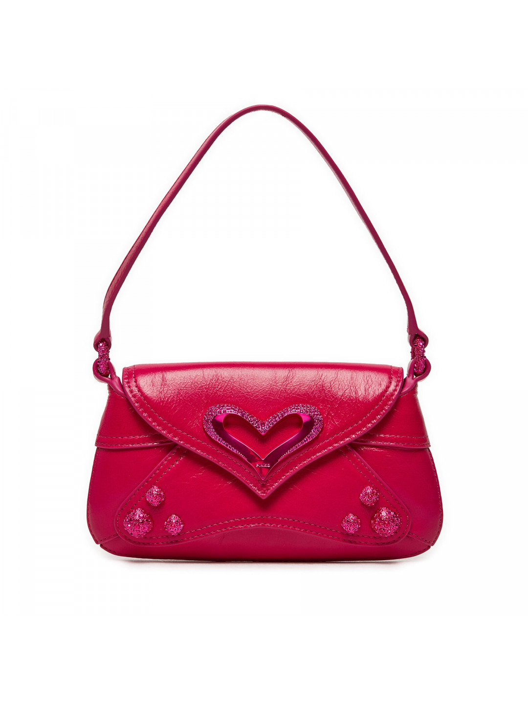 Kabelka Pinko 520 Shoulder Baby PE 24 PLTT 102830 A1RR Růžová